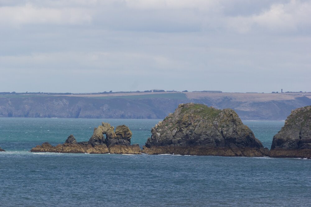 Rocky islets in the sea